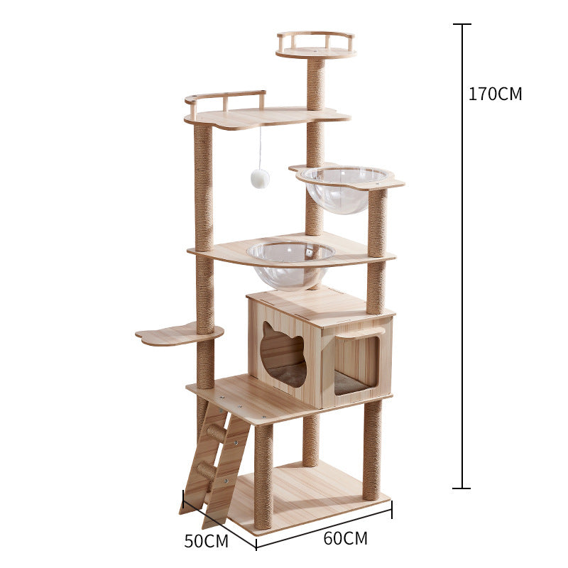 Pet Supplies Cat Climbing Frame Cat Nest Cat Scratch Board Cat Tree