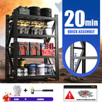 Heavy Duty Metal Adjustable Garage Shelves