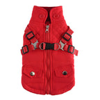 Pet Supplies Chest Back Zipper
