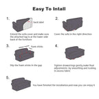 Elegant Elastic Sofa Covers Set for Living Room Chaise Lounge L Shape Corner Stretch Couch Armchair Slipcover Furniture Protector Shaped Sofa Cover Sectional Couch Cover for Living Room Fabric Chaise Lounge Slipcover