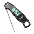 Kitchen Thermometer Waterproof Kitchen Food Cooking Thermometer with Backlight LCD Best Super Fast Electric Meat Thermometer Probe for BBQ Grilling Smoker Baking Meat Water Milk Cooking Probe BBQ Electronic Oven Waterproof Kitchen Tools