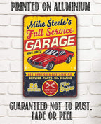 Personalized - Car Repair Garage - Metal Sign