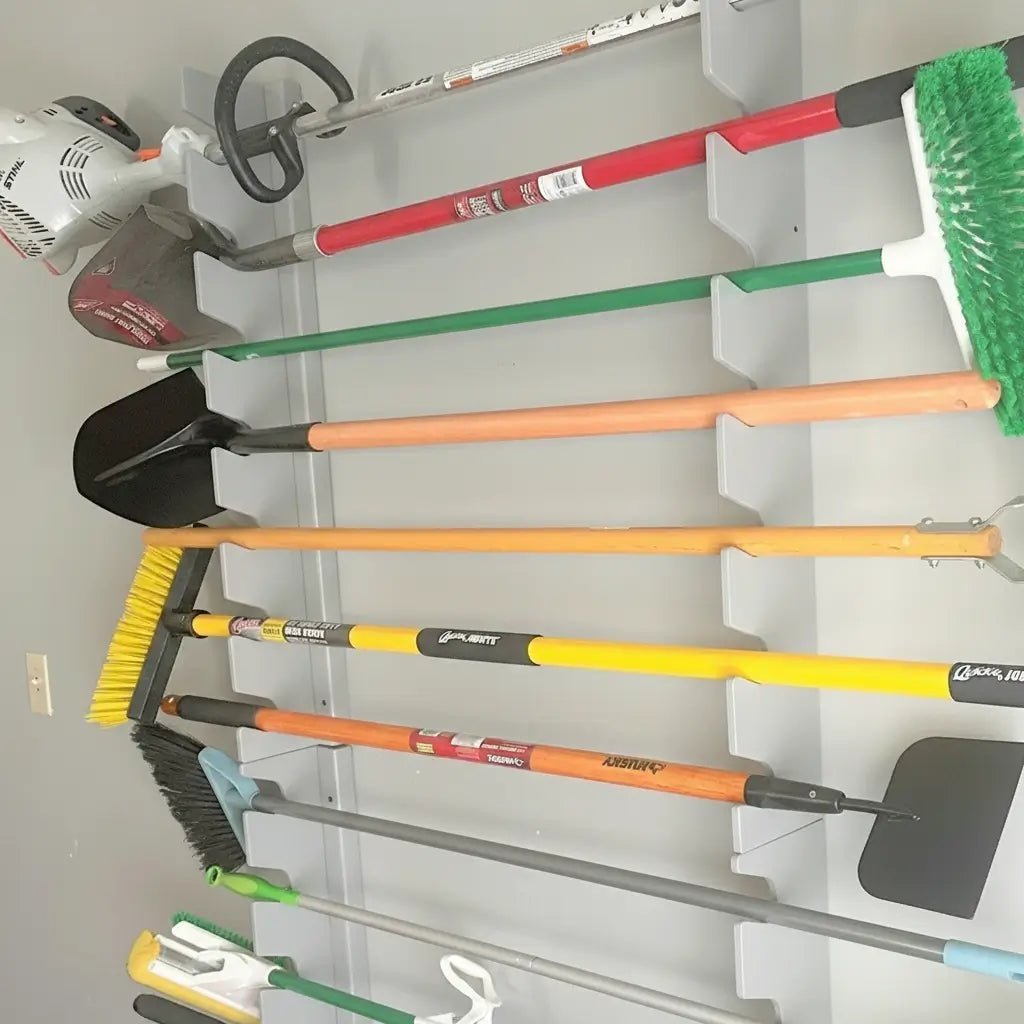 Wall-Mounted Garden Tool Rack - Garage