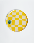 Little Chef Checkered Party Plates (9 Inch, 12 Count) | Kids Cooking Birthday Party Supplies | Colorful Checkerboard Paper Plates
